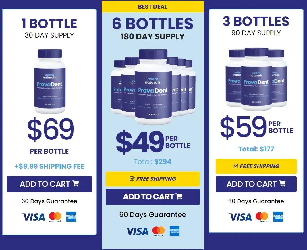ProvaDent™ special discount offer